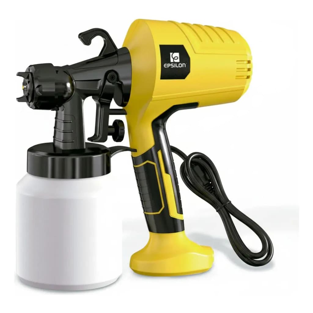 Pistola De Pintura Pulverizador De Tinta Elétrica Paint Epsilon Amarelo/Azul