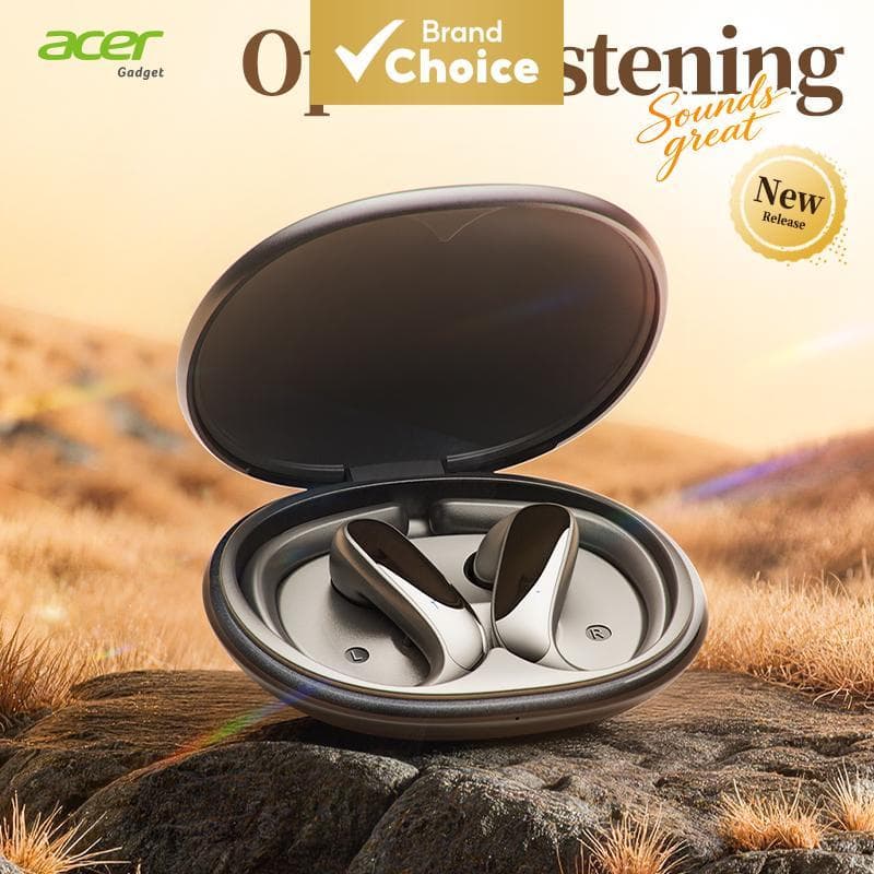 Acer OHR718 Fones De Ouvido Tipo-C Bluetooth Sem Fio Com Microfone Earpods Fone 300mAh Caso Carregamento 10m Estável Sin