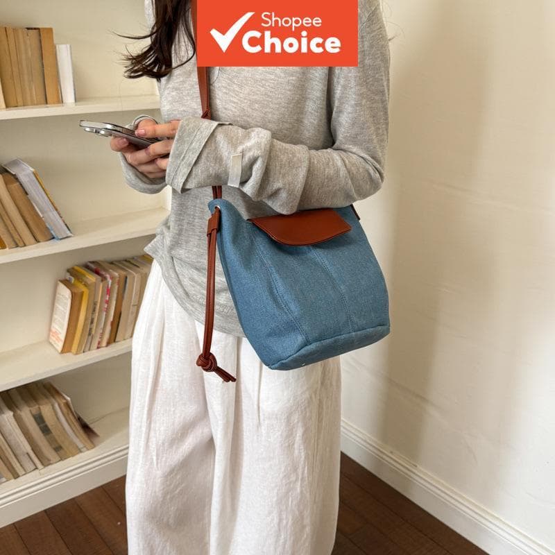 Bolsa Tiracolo Mini Transversal Elegante para Mulheres | Moda Coreana para Uso Diário, Transparente