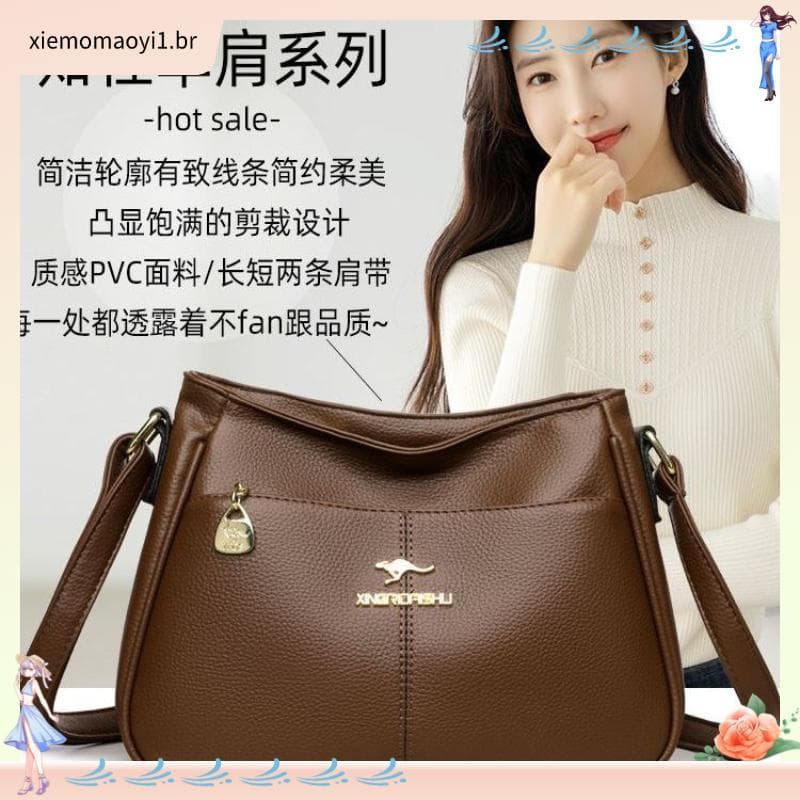 3.20.000 pessoas coleção Xinxin 2026 novo estilo High-End moda All-Match um ombro grande capacidade médio