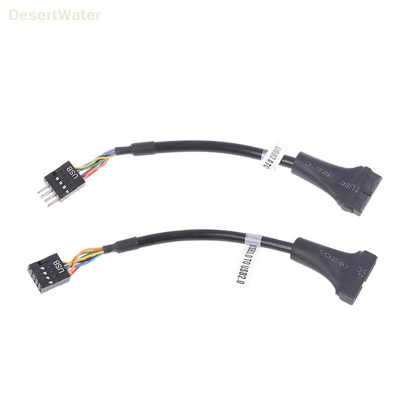< DesertW > Cabeça USB 3.0 Para 2.0 , Cabo Adaptador De Placa-Mãe Novo