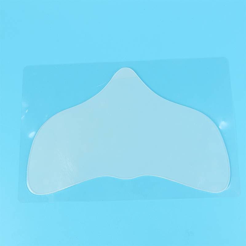 (withbetiw) Remendo De Remoção Transparente De Silicone Reutilizável Anti Rugas Almofada De Peito Rosto Cuidados Com A P