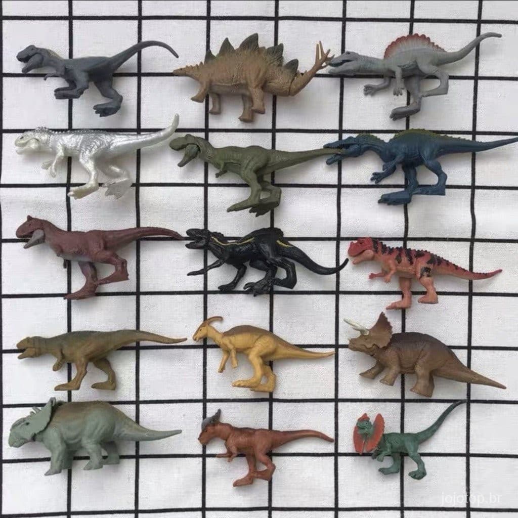 Granel genuíno mini-trompete móvel Dinossauro Tiranossauro Velociraptor Dia das Crianças modelo de presente em estoque