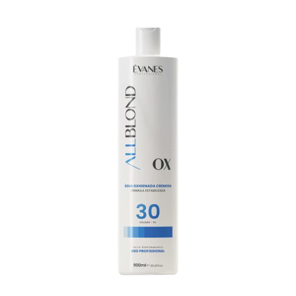 Água Oxigenada 30 Volumes 9% Evanes Professional 900ml