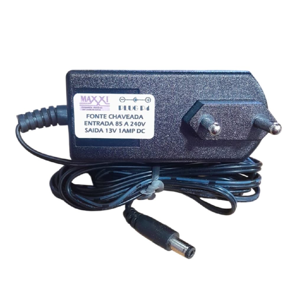 Fonte 13v 1Amp Maxxi Positivo Central Plug P4