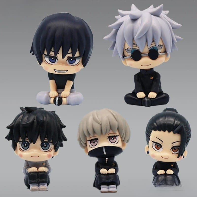 10cm Anime Gojo Go, Fukue Megumi, Otsuko Yutai, Espinhos para Levantamento de Cachorro, Brinquedo Modelo de PVC Goto Kat