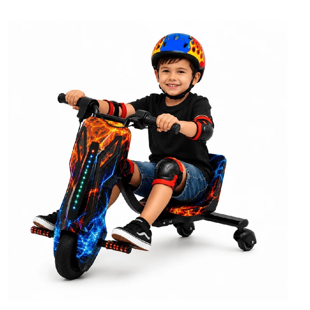 Patinete Elétrico Triciclo Infantil Drift NitroFlame 150w 36v