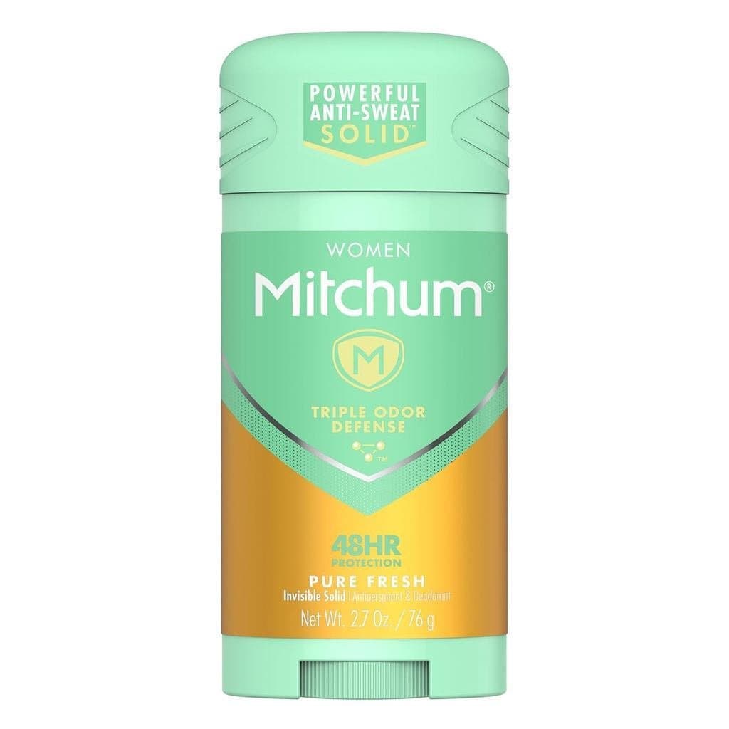 Desodorante Antitranspirante Sólido Invisível Três Efeitos Michum para Mulheres, Fresh Pure, 2.7oz