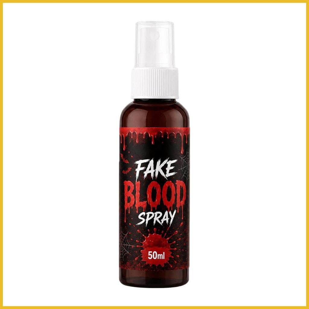 Halloween Falso Sangue 50ml De Secagem Rápida Lavável Vampiro Líquido Profissional Spray Para Casas Assombradas yunkbr