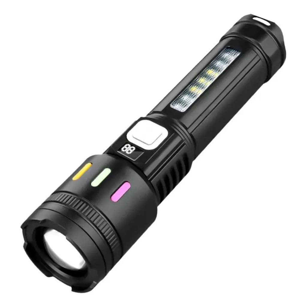 Mini Lanterna Portátil LED Alta Potência Carregamento USB