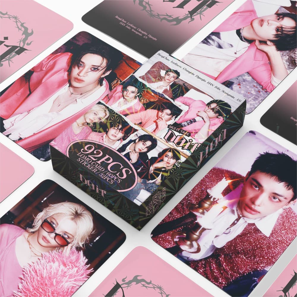 KPOP 92 peças/caixa Álbum de Cartões Fotográficos Stray KIDS DO IT LOMO Postcard QCCZ XKO5