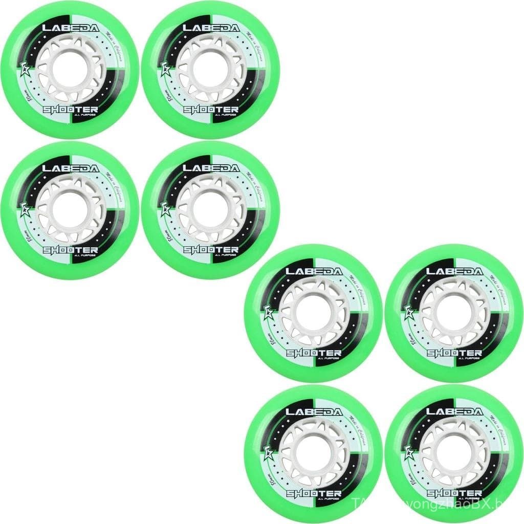 Rodas Labeda para Patins de Hóquei Inline, Pacote com 8 (80mm)