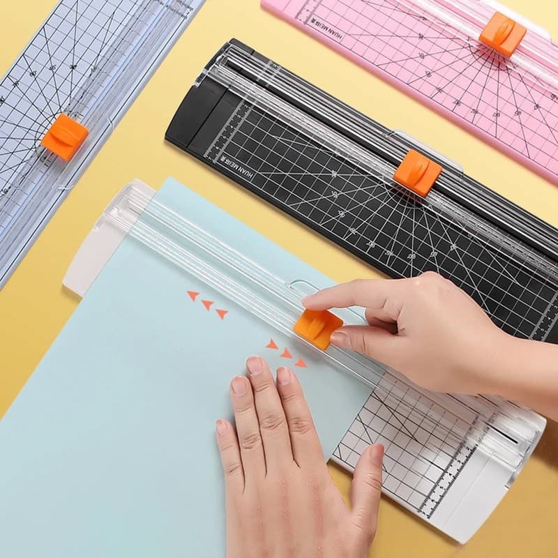 Cortador De Papel Guilhotina Leve A4 A5 Mini Aparador Para Artesanato De Cupom Escritório Doméstico Escolar