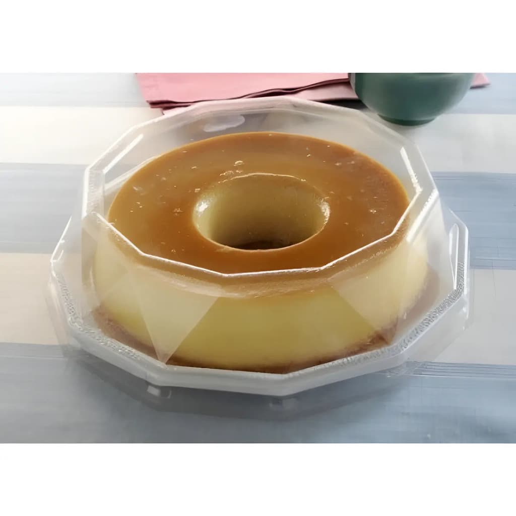 Mini Torta Baixa 0,70kg Base Preta Pet | Caixa 100 Unidades