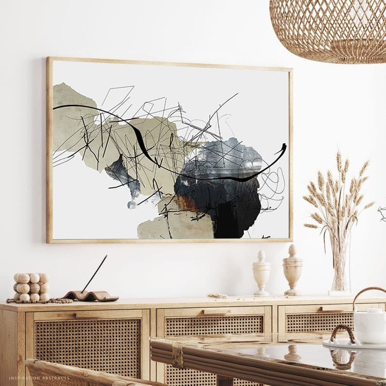Quadro Pintura Arte Abstrata Para Casa Decor