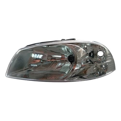 Farol Fiat Palio Bbb 2008-2012 Reto Cromado Lado Esquerdo Esquerdo/motorista