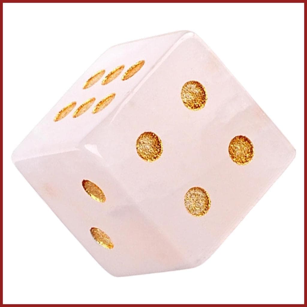 Jogo De Tabuleiro De Cubo De Pedra Quadrada De Seis Lados , Dados Extravagantes Com Pontos Dourados , 16mm Para Casa , B