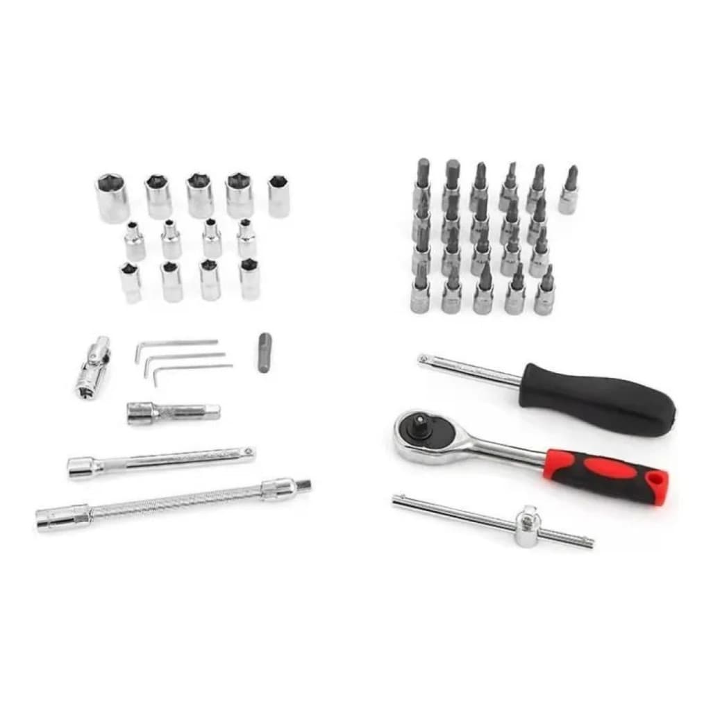 Maleta Estojo Kit Jogo de chaves Ferramentas Completa 46pcs