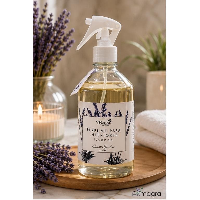 PERFUME DE AMBIENTE SWEET GARDEN PREMIUM – LAVANDA | VEGETAL DO BRASIL | FLORAL AROMÁTICO | AROMATIZADOR DE AMBIENTES