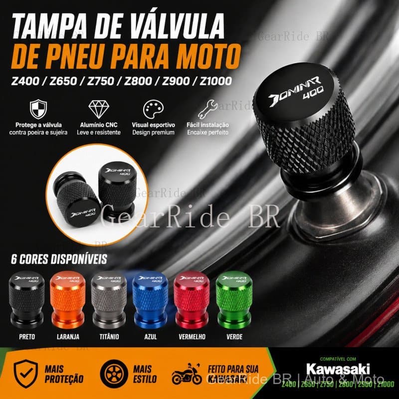 Acessórios Para Motocicleta , Tampa De Válvula De Pneu De Alumínio CNC Com Logotipo Bajaj Dominar 400 Touring 20 ENAR