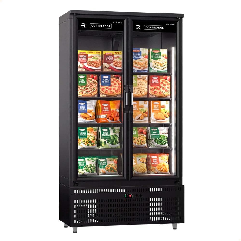 Auto Serviço 2 Portas Refrimate Vanguard Congelados Com LED 220V ASVCG2P