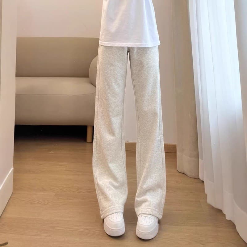 Novo produto cleanfit flor branca cinza Machete Sweatpants masculino americano Retro Drape calças esportivas mais magro