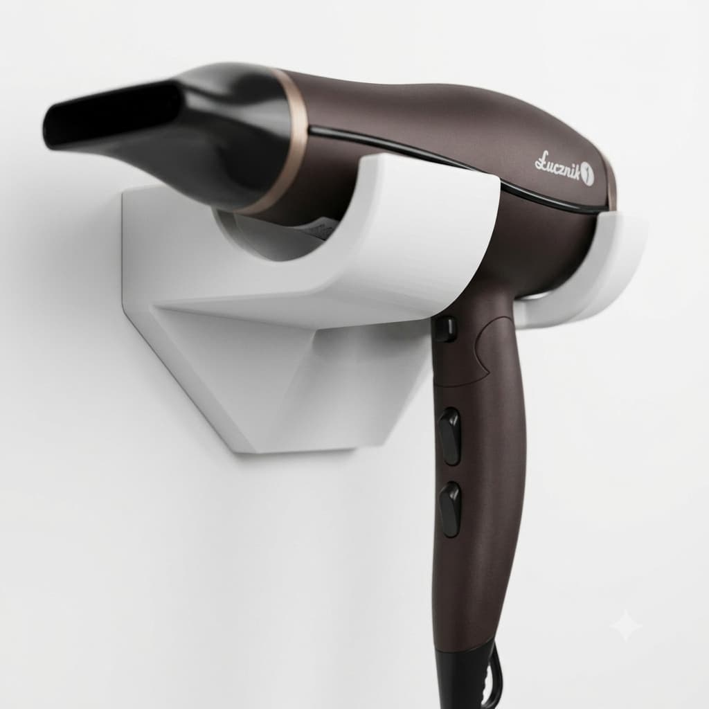 Suporte Organizador De Parede Para Secador Cabelo Banheiro Salão