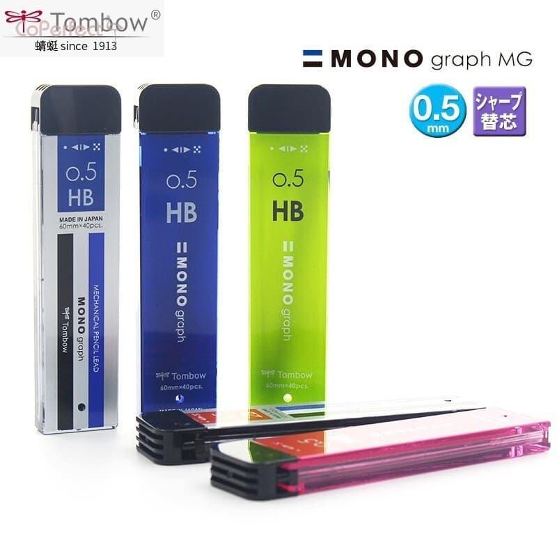 O Lápis Mecânico Tombow Mono Graph Leva 0.5 Mm HB 2B Para Escrever E Desenhar