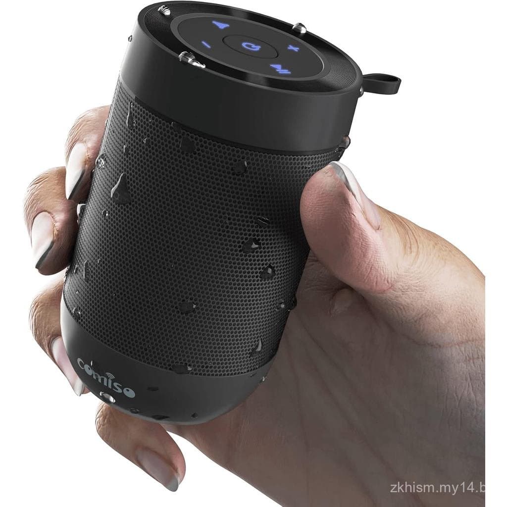 comiso Caixa de Som Bluetooth, Caixas de Som Bluetooth Portáteis com Emparelhamento Estéreo Sem Fio, Microfone Integrado