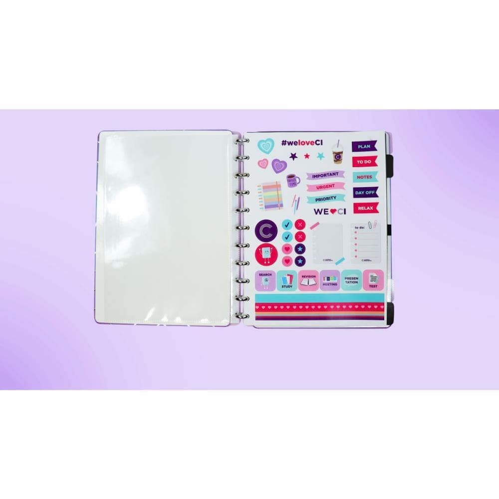 Caderno Inteligente Grande Silver Love