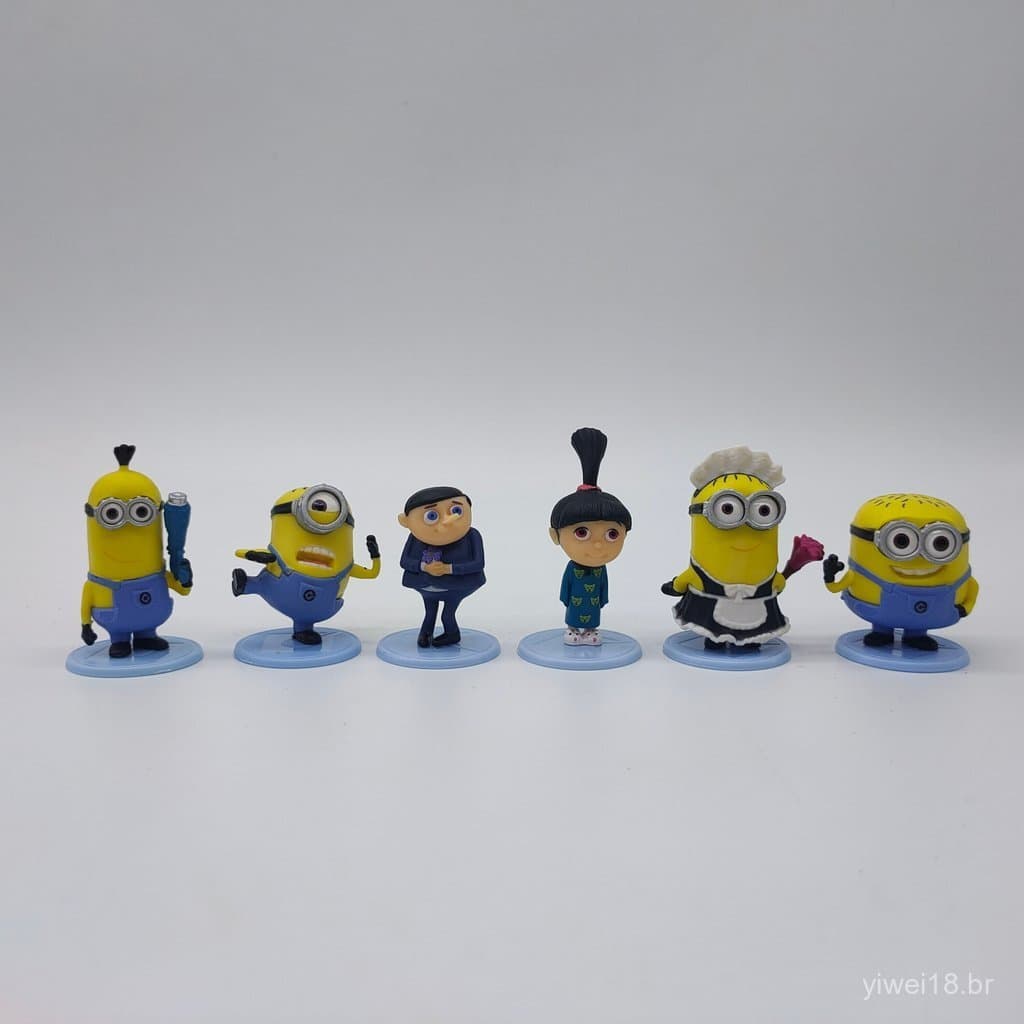 Figuras Soltas Populares de 2025: Minions, Despicable Me, Série de Figuras de Brinquedo da Moda, Figuras Colecionáveis F