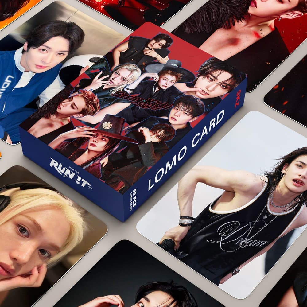 54 peças/caixa Stray Kids RUN IT Do It KARMA CEREMONY Mixtape HOP SKZ Watch Photo Card ATE Album LOMO Postcard HY SUPR