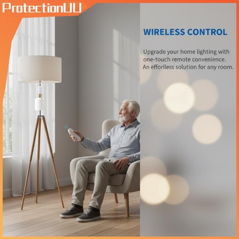 PROTE Lâmpada Inteligente Soet E27 Interruptor De Controle Remoto Sem Fio Bases De LED ON/OFF BR