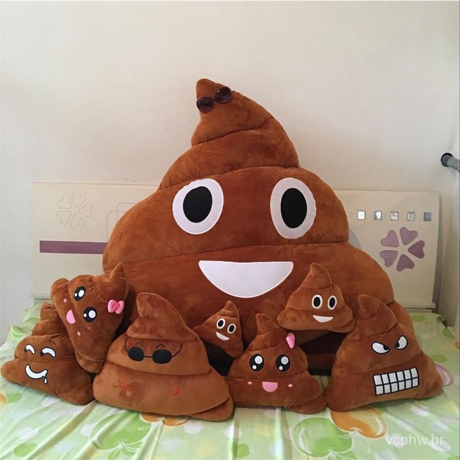 Expresso de Copo de 30cm emoji Q Fofo Vários Poop Travesseiro Pingente Brinquedo de Pelúcia Presente