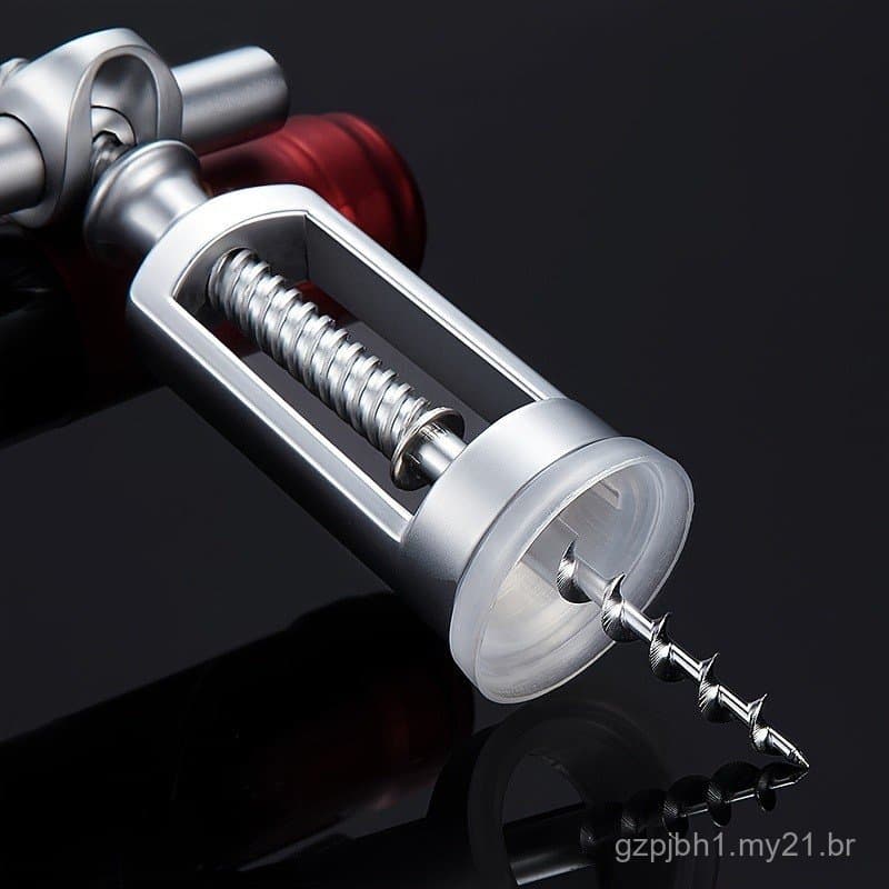 Abridor de Vinho em Liga de Zinco - Saca-rolhas Manual com Alavanca, Elegante Extrator de Rolhas de Vinho Tinto em Metal