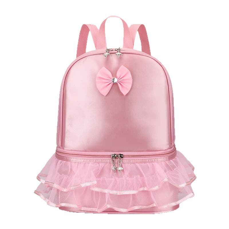 Bolsa de dança com logotipo personalizado, bolsa de dança infantil para meninas, mochila de balé para classe de treiname