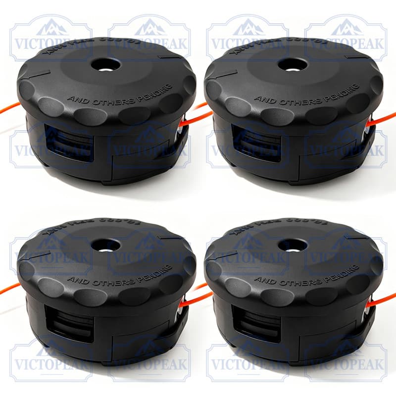 4 Peças M10 * 1.25 Cabeça De Aparador Substituição Corte De Grama Para Cortador De Escova Ferramenta Elétrica De Jardim