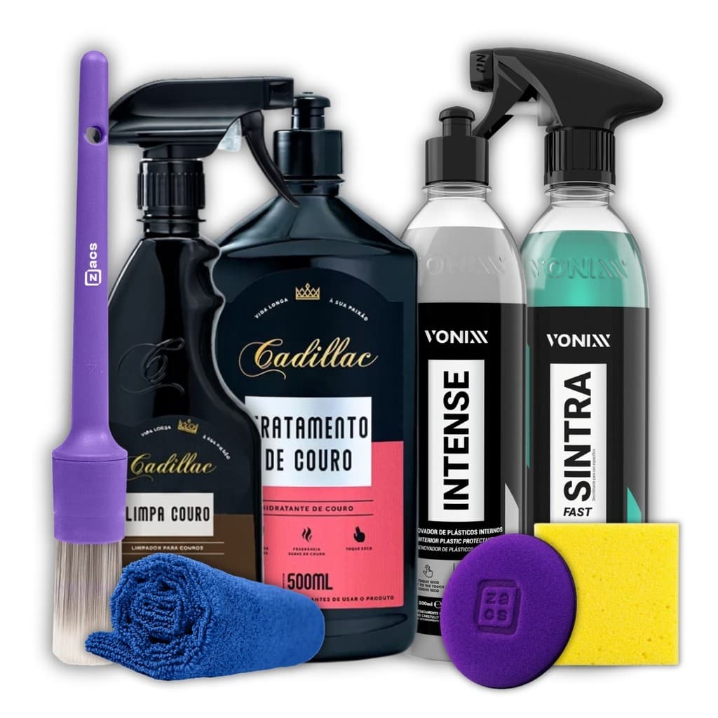 Kit Sintra Fast Apc Intense Limpacouro Tratacouro Cadillac
