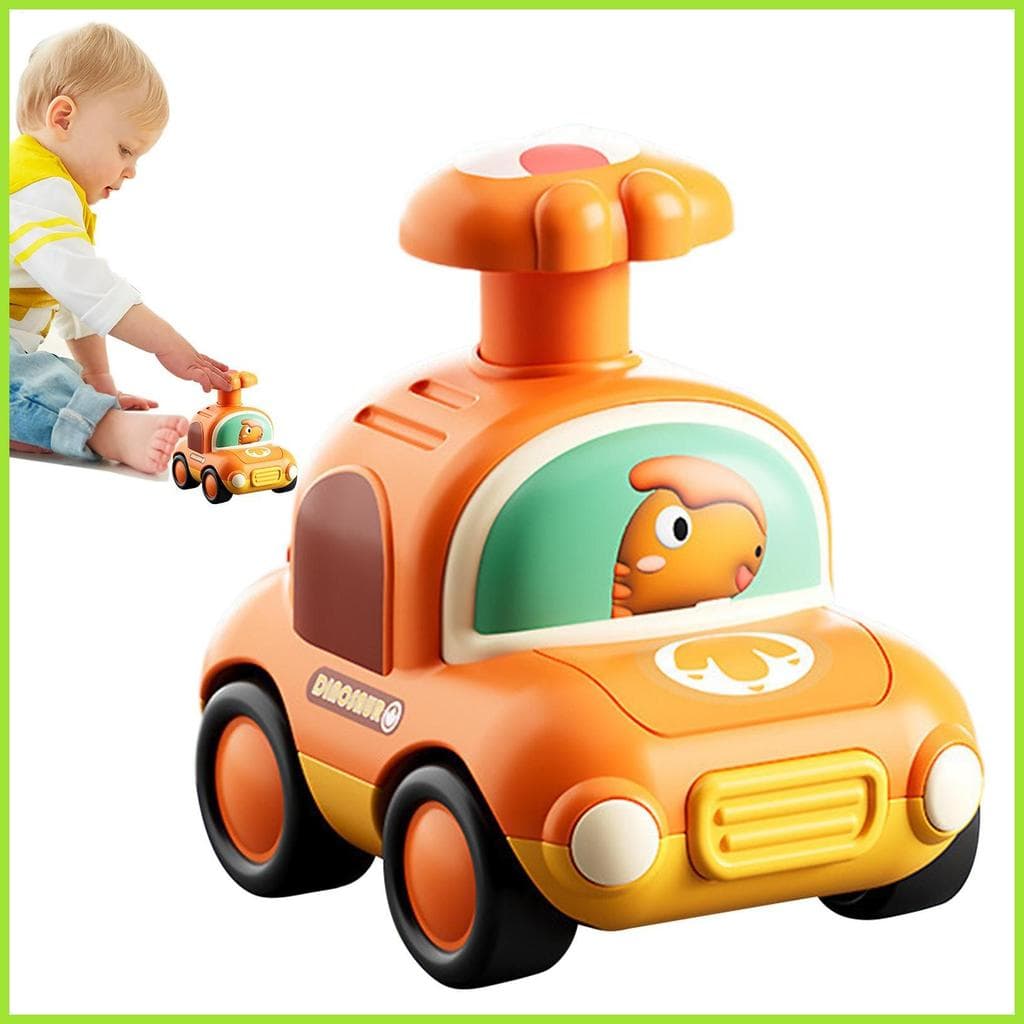 Empurre O Carro Superior Criativo Dos Desenhos Animados Suave Diversão Crianças Imprensa No Veículo Dentro De Casa Ao Ar