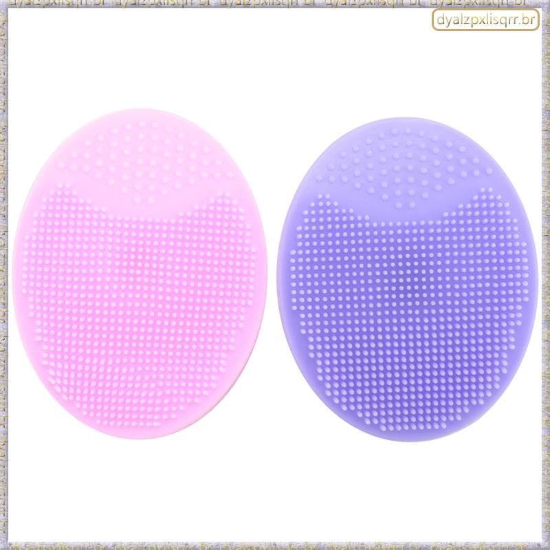 [Mfsp] 2 Unidades Spa Silicone Almofada De Lavagem De Beleza Limpeza Para Pele Facial Esfoliante Escova Ferramenta