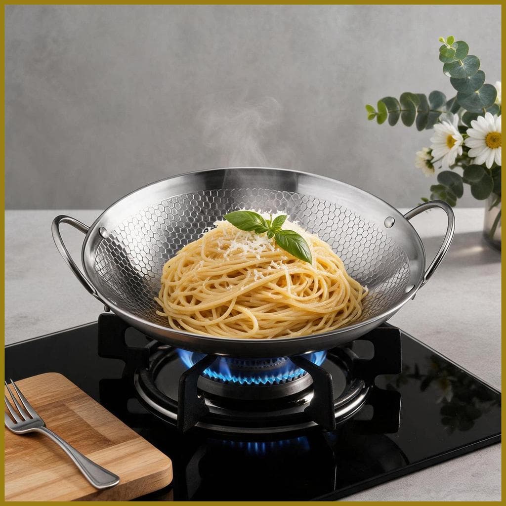 Panela Antiaderente 25cm Alça Ergonômica Segura Até Mesmo Calor Panelas De Cozinha Frigideiras Antiaderentes Para Casa f