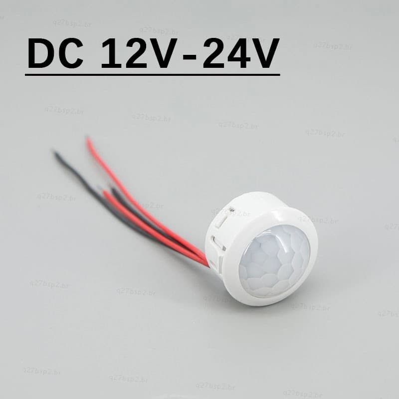 DC 12V 24V Automático PIR Sensor De Movimento Infravermelho Detector De Corpo Humano Lâmpada Inteligente Interior Extern