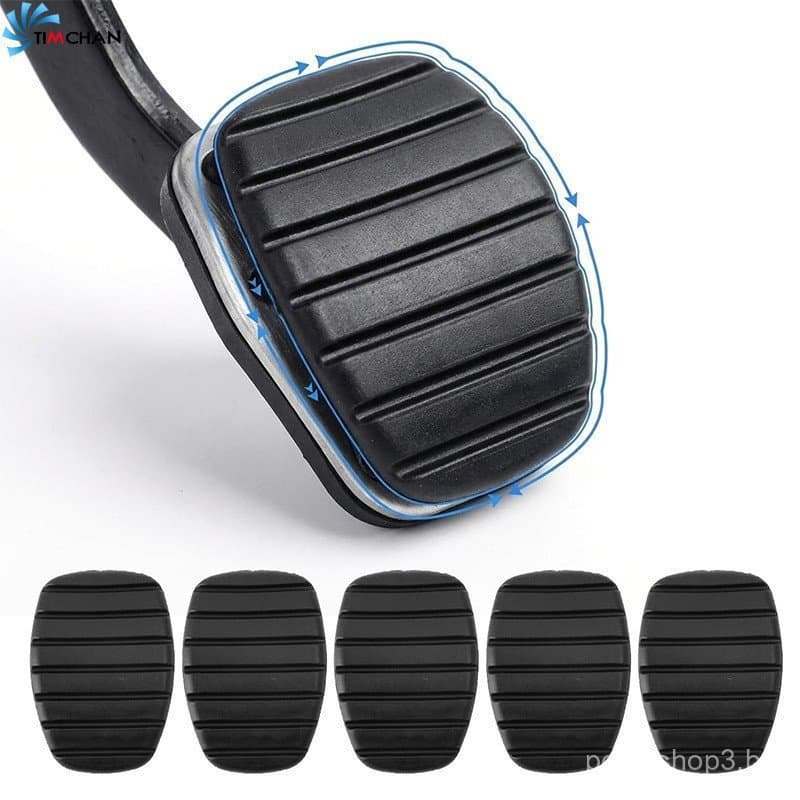 4-1Pairs Freio De Embreagem De Borracha Para Carro-Almofada Pedal De Preto , Universal-Fácil De Usar-Pastilhas De Automá