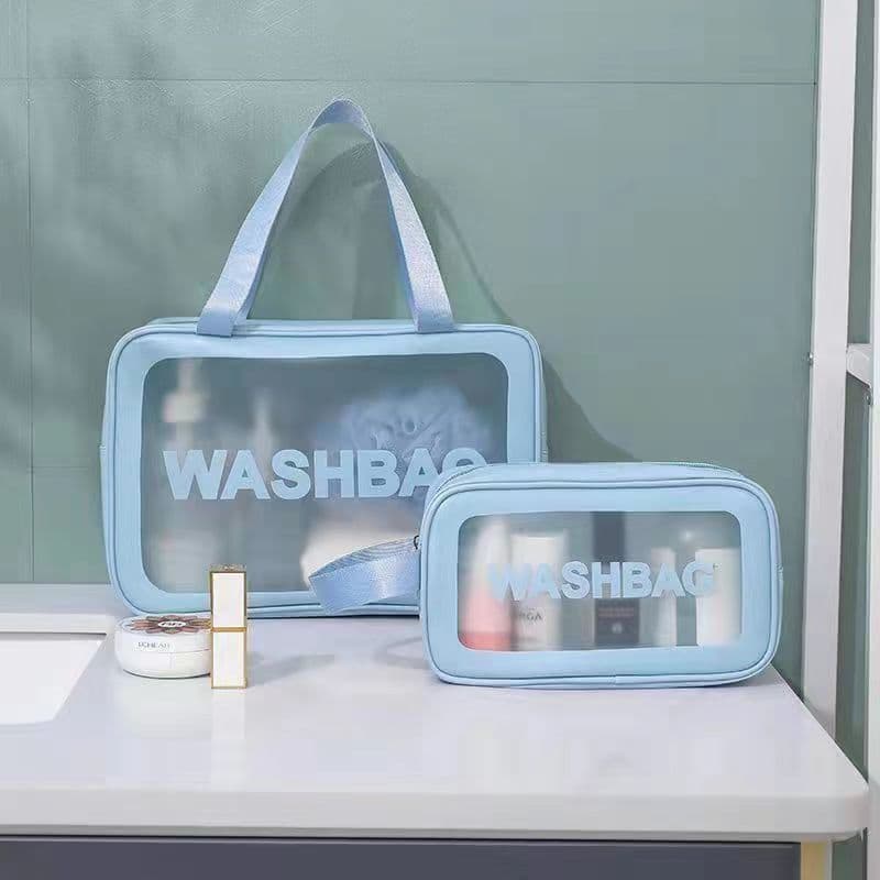 Influenciador saco cosmético à prova dwaterproof água ins saco de armazenamento portátil viagem transparente saco de hig