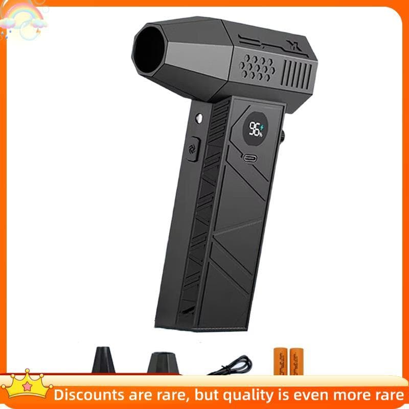 Ventilador Turbo De Substituição C6 Com Motor Sem Escova De 35000 Rpm , Luz LED Integrada , Display De Carregamento , Ba