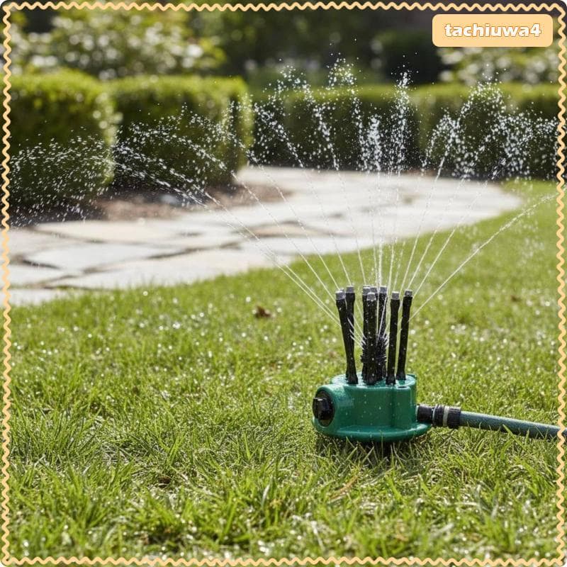 [Tachiuwa3] Aspersor Giratório Automático , Vários Braços De Pulverização , Multicabeça Para Quintal