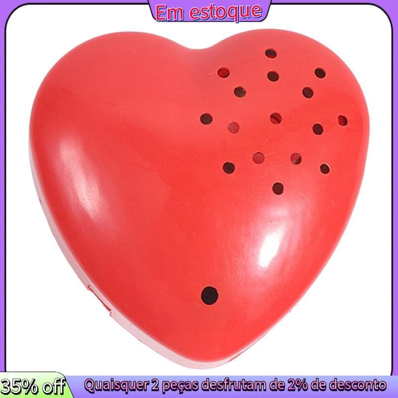 Gravador De Voz Em Formato De Coração , Módulo De Som Gravável , Brinquedo De Pelúcia , Gravação De Botão Programável