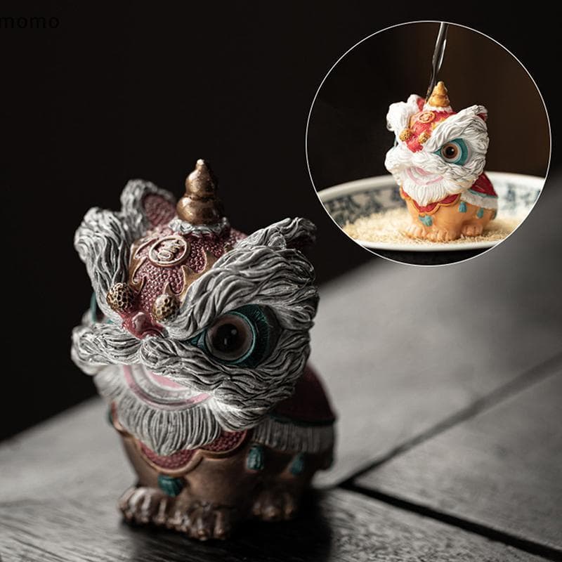 [momo] Animal De Estimação De Chá Que Muda De Cor , Dança Do Leão , Decoração De Mesa Auspiciosa Novo Estilo Chinês Para