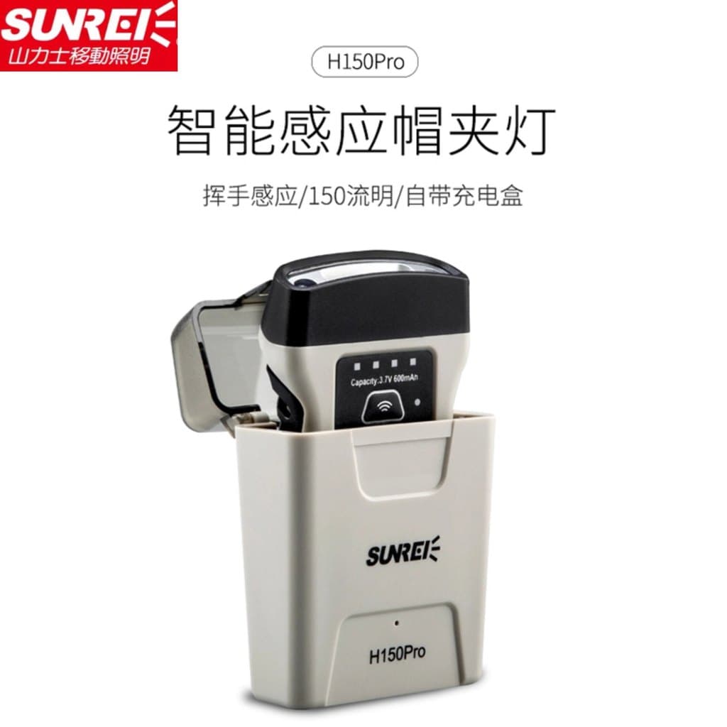 Sanix farol H150pro chapéu ao ar livre borda luz pesca carregamento forte luz noite pesca indução Ultra-leve clipe chapé