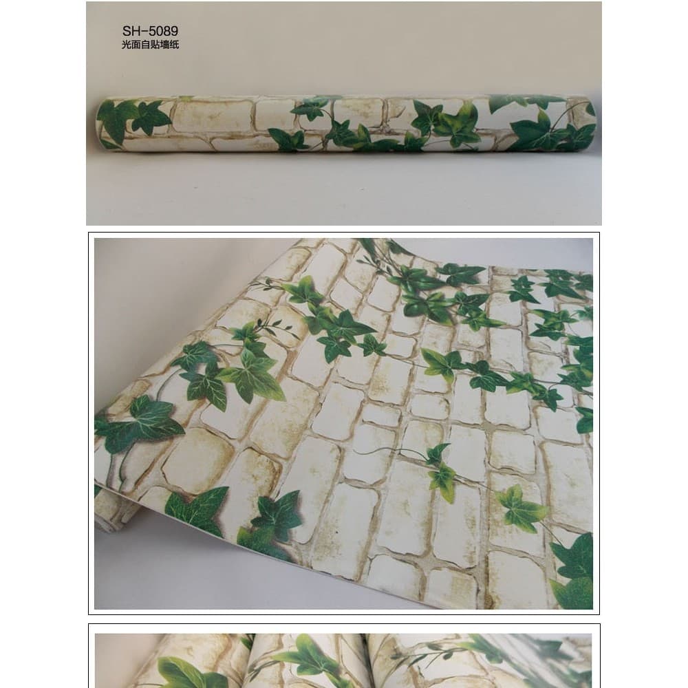 Papel de parede autoadesivo Papel de parede adesivo Sala de estar Móveis Remodelação Parede da cidade Retro Tijolo Adesi